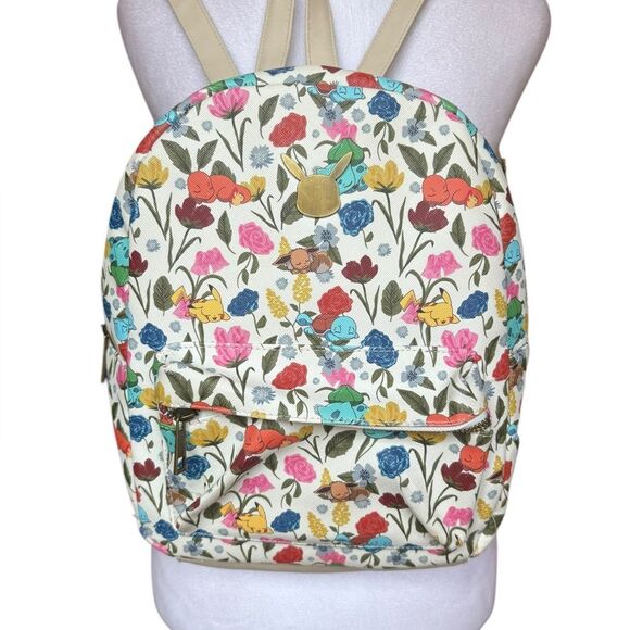 Pokemon Floral Sleeping Pokemon Mini Backpack - Picture 2 of 16